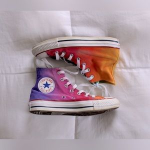 Custom Dyed Rainbow Converse (6.5)